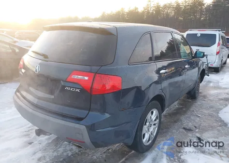 2009 Acura Mdx Technology Package from USA, damaged, VIN 2HNYD286X9H529194